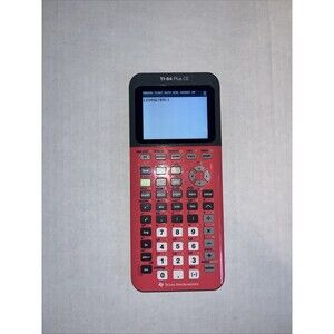 Texas Instruments TI-84 Plus CE Graphing Calculator  Color Screen Pink Cable